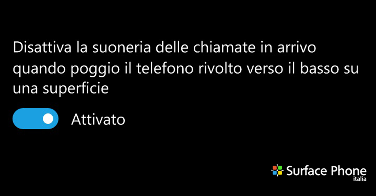 gesture & touch - surface phone italia