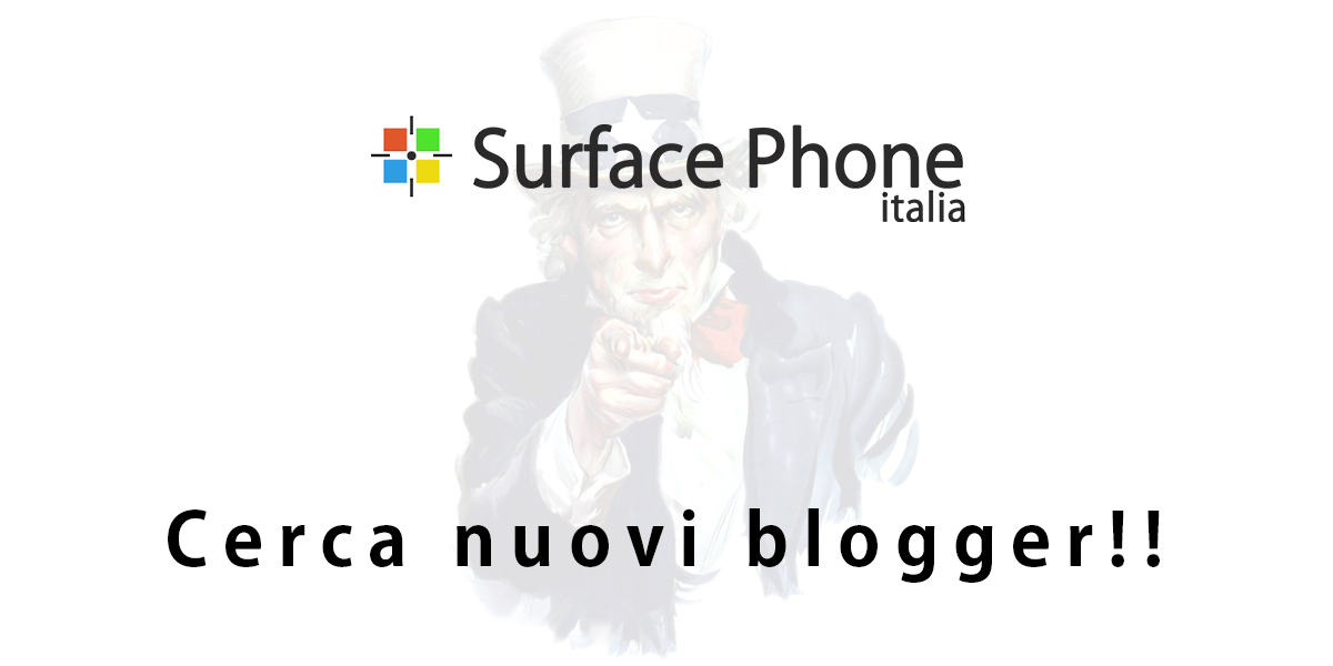 Surface Phone Italia è alla ricerca di nuovi blogger
