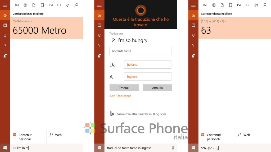 Cortana Funzioni Utili - surface phone italia