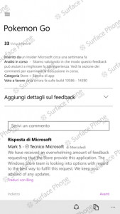 pokemon go windows phone windows 10 mobile - surface phone italia