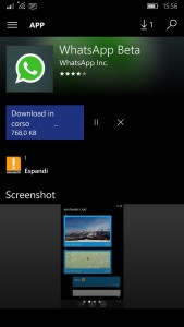 whatsapp beta surface phone italia