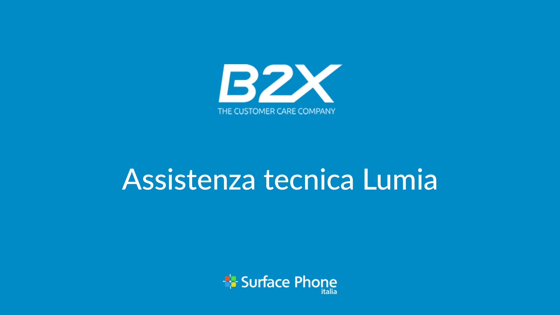 b2x - surface phone italia