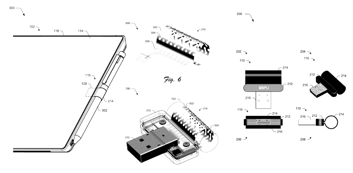 brevetto surface pen usb - surface phone italia