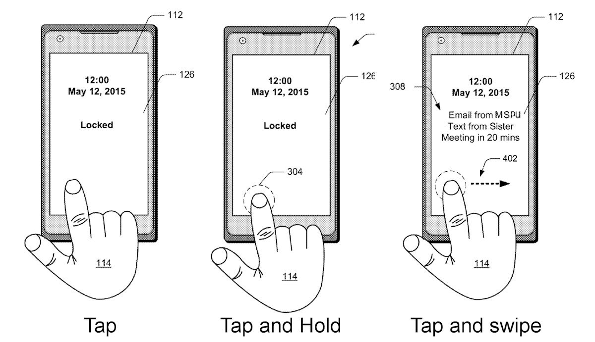 Microsoft brevetta un lettore di impronte digitali con gestures