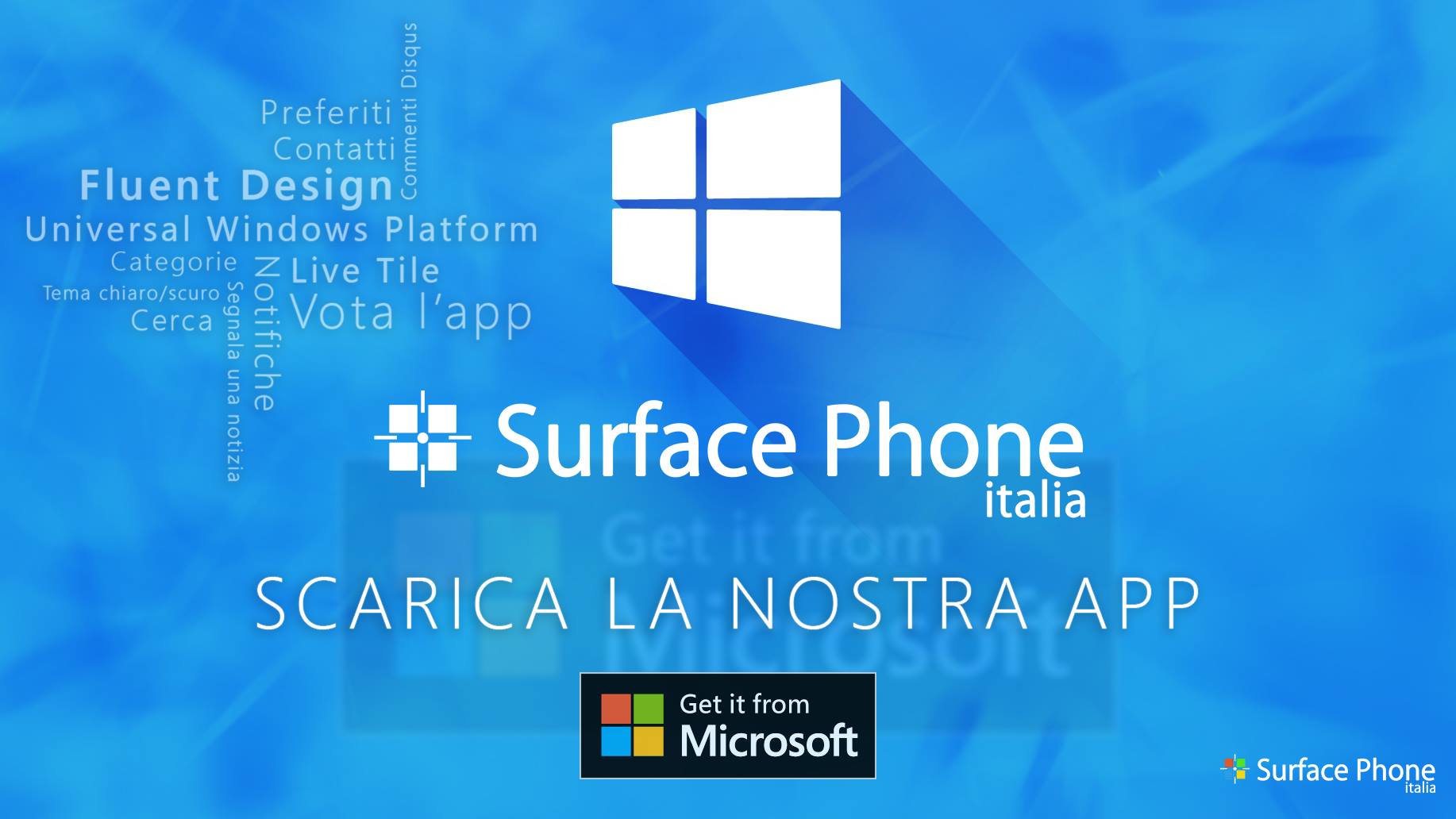 Surface Phone Italia: scarica la nostra APP dal Windows Store!