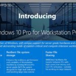 Windows 10 Workstation Slide