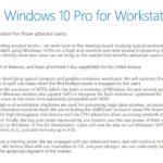 Windows 10 Workstation Specs