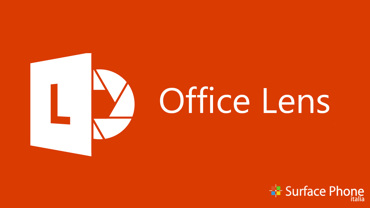 Office Lens Surface Phone Italia