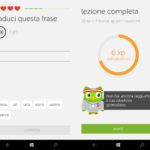 Duolingo Surface Phone Italia