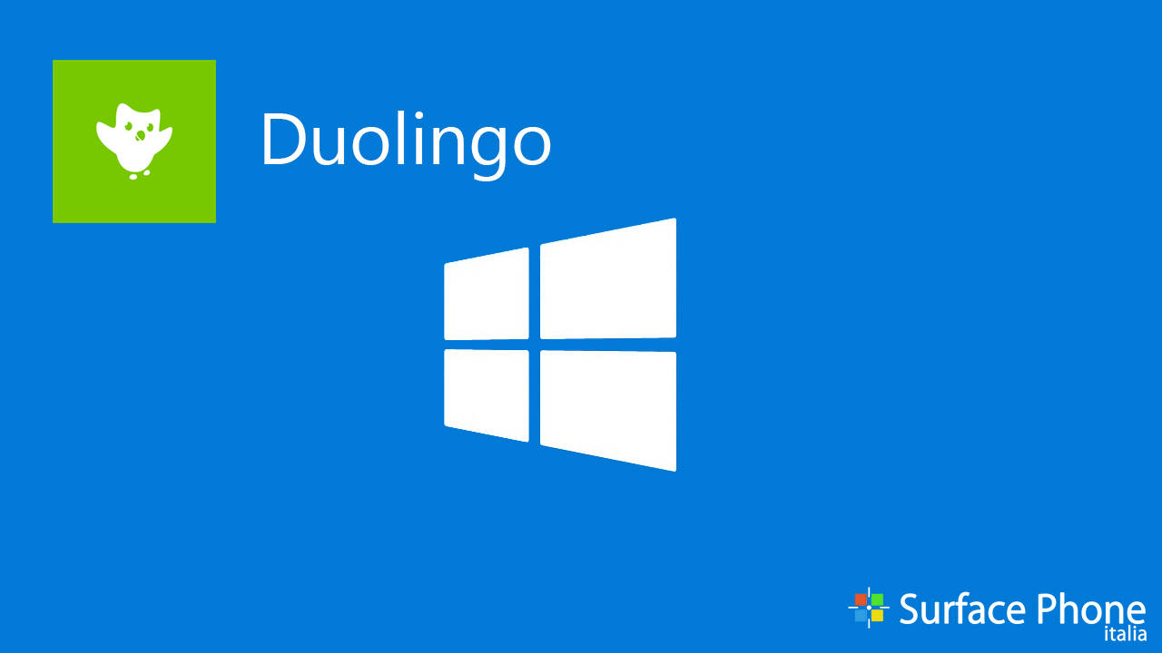 Duolingo Surface Phone Italia