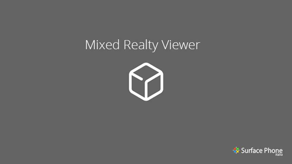 view 3d mixed realty viewer surface phone italia