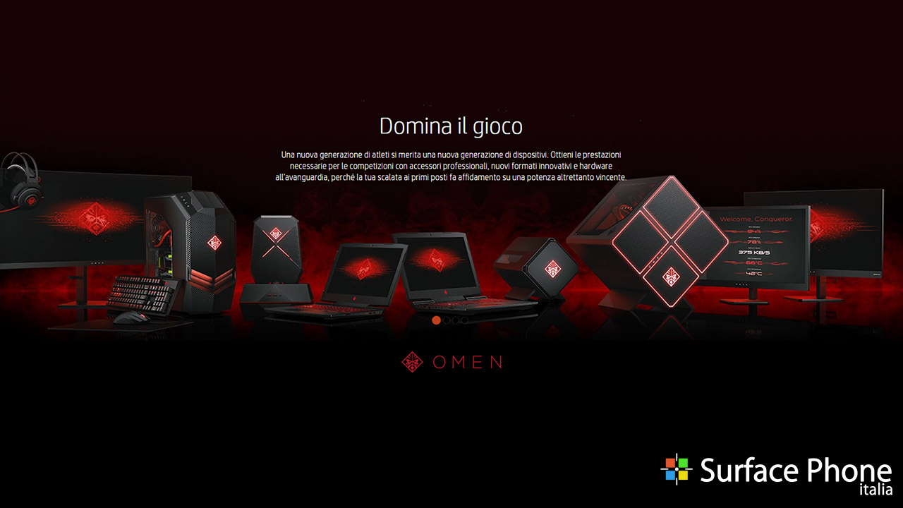 HP presenta serie Gaming OMEN Surface Phone Italia