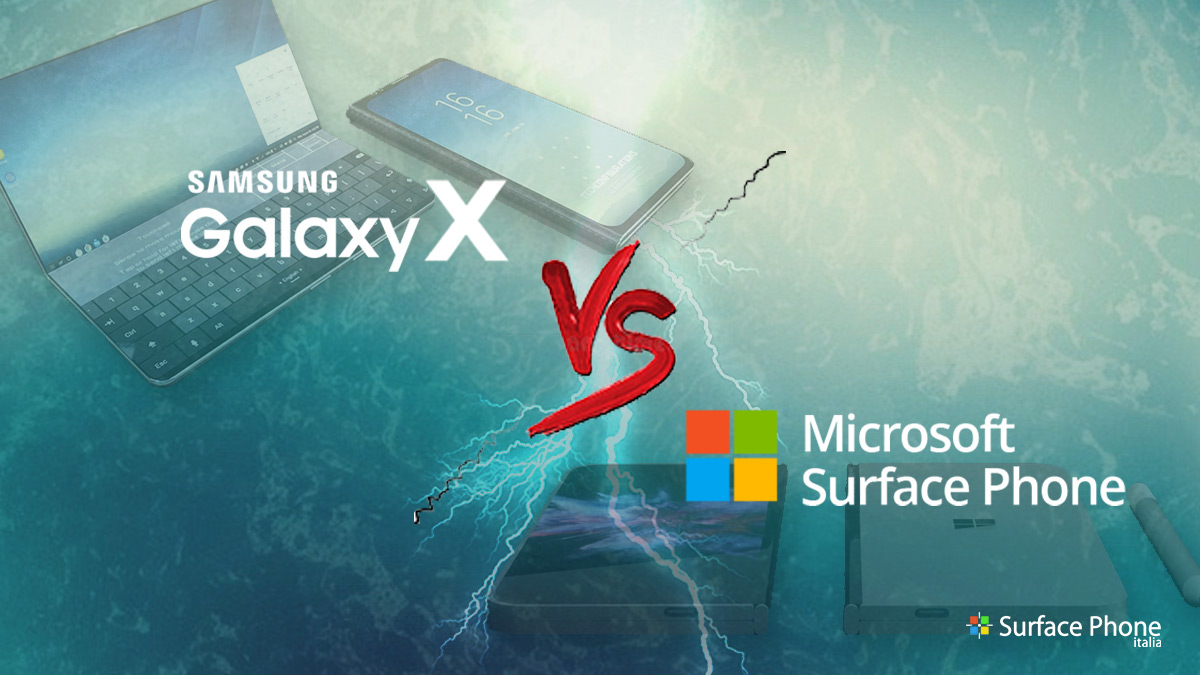 samsung galaxy x vs surface phone - surface phone italia