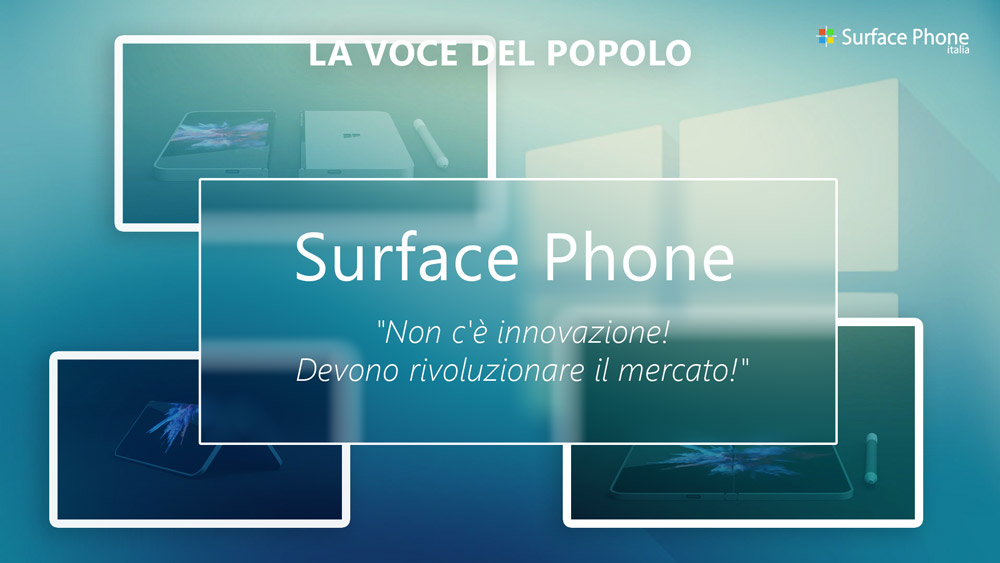 Surface phone innovazione - la voce del popolo surface phone italia