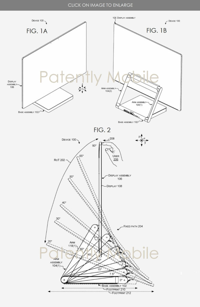 Surface Studio Patent