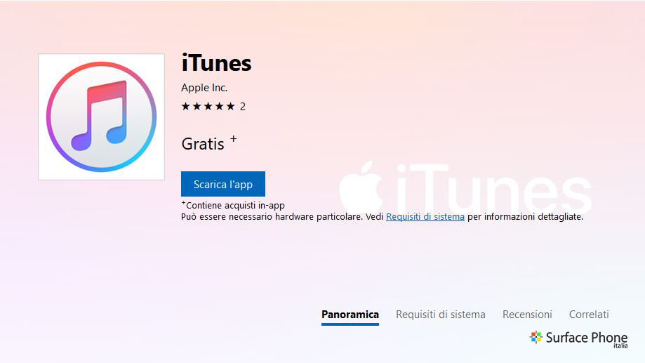 itunes microsoft store