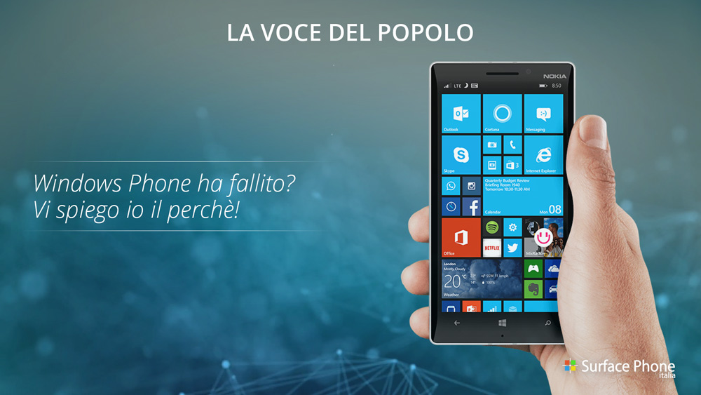 Windows phone ha fallito surface phone italia