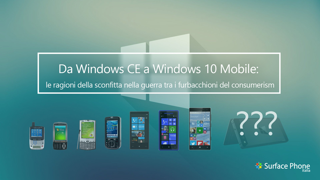 windows ce windows mobile windows phone - surface phone italia