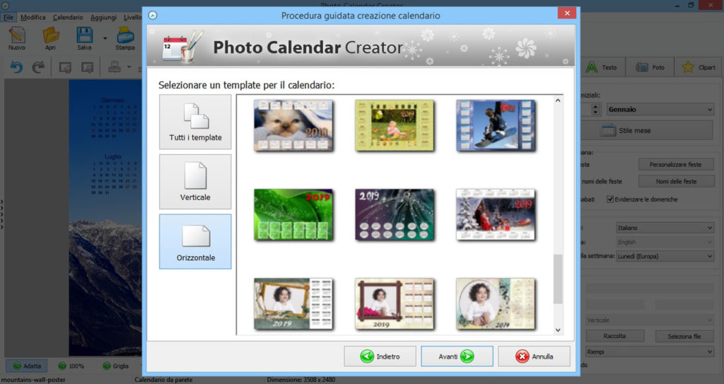 Photo Calendar Creator surface phone italia 