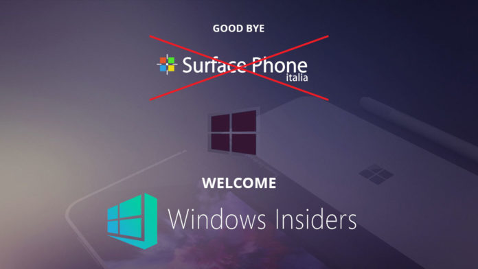 windows insiders new surface phone italia