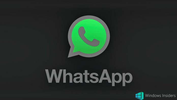 WhatsApp tema scuro Windows Insiders
