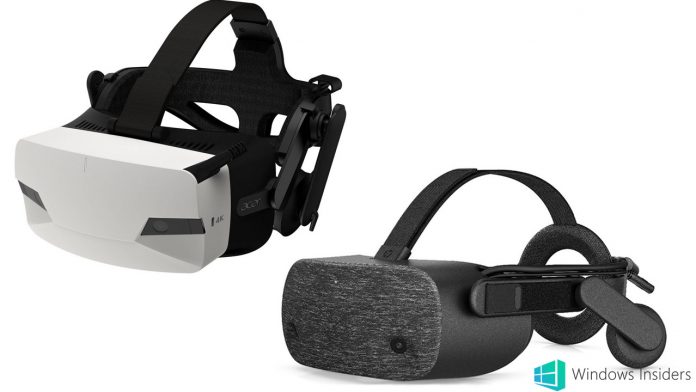 VR acer hp headset Windows Insiders