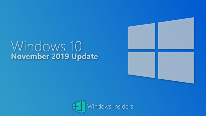 Windows 10 november 2019 update