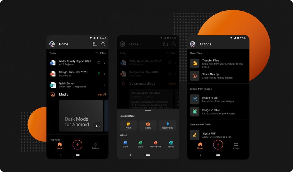 Office for Android - Dark Mode